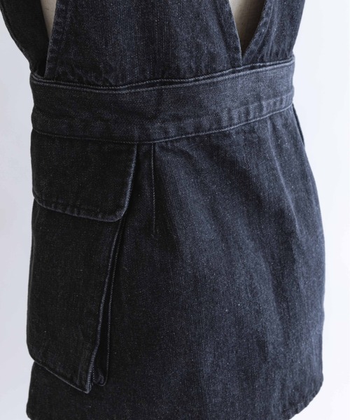 EN NEUME(エンノイム)の「Convertible Denim Gilet(ベスト・レディース・ブルー/グレー/ブラック・FREE)」の12枚目の写真