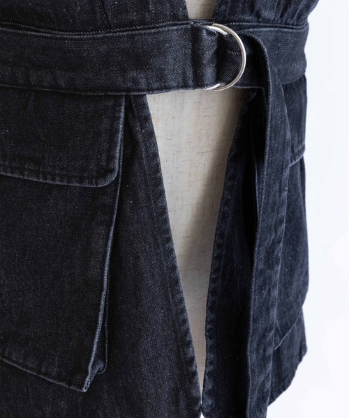EN NEUME(エンノイム)の「Convertible Denim Gilet(ベスト・レディース・ブルー/グレー/ブラック・FREE)」の8枚目の写真