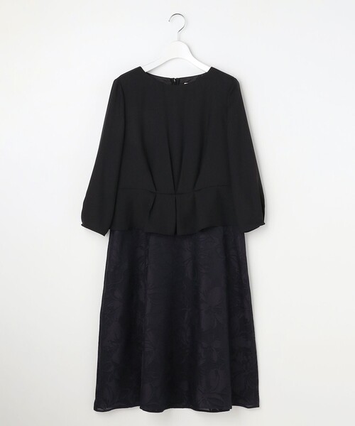 フラワーオパールプリント ワンピース（ワンピース）｜自由区