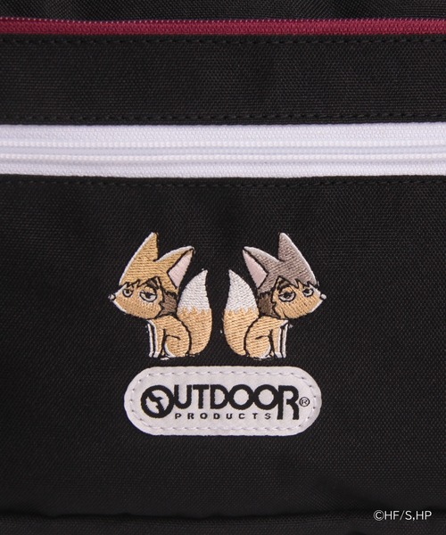 OUTDOOR PRODUCTS(アウトドアプロダクツ)の「ハイキュー!!×OUTDOOR PRODUCTS 横型ショルダーバッグ(ショルダーバッグ・レディース・ブラック/ベージュ/ネイビー/ブラック×レッド・FREE)」の9枚目の写真