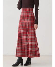 MERCURYDUO | オリジナルロービングチェックマーメイドスカート(スカート)