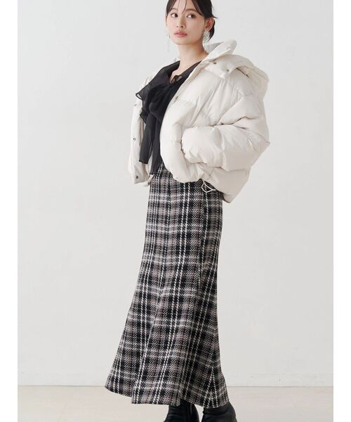 オリジナルロービングチェックマーメイドスカート（スカート