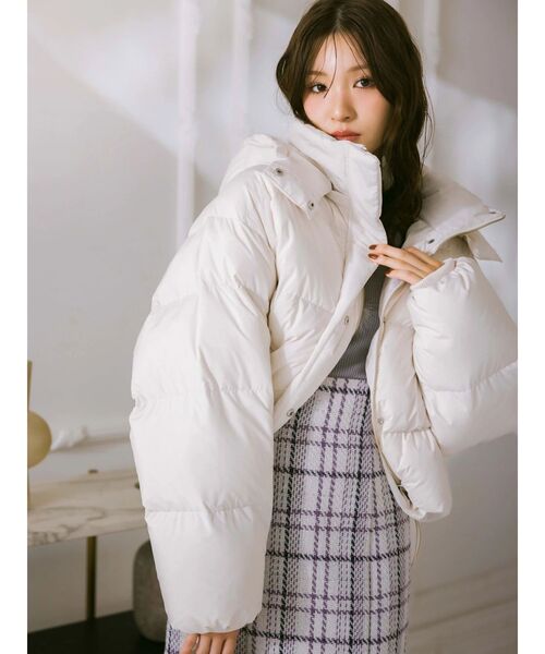 MERCURYDUO（マーキュリーデュオ）の「オリジナルロービングチェックマーメイドスカート（スカート・レディース・ブラック/レッド/オフホワイト/パープル・SMALL/MEDIUM）」の17枚目の写真