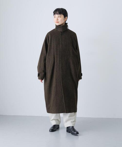 かぐれ(カグレ)の「『ユニセックス』Wool bal coat(その他アウター・レディース・ブラウン/ベージュ・2/1)」の2枚目の写真