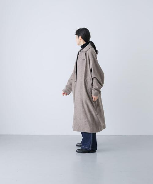 かぐれ(カグレ)の「『ユニセックス』Wool bal coat(その他アウター・レディース・ブラウン/ベージュ・2/1)」の6枚目の写真