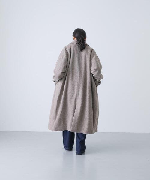 かぐれ(カグレ)の「『ユニセックス』Wool bal coat(その他アウター・レディース・ブラウン/ベージュ・2/1)」の7枚目の写真