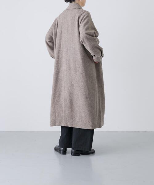 かぐれ(カグレ)の「『ユニセックス』Wool bal coat(その他アウター・レディース・ブラウン/ベージュ・2/1)」の10枚目の写真