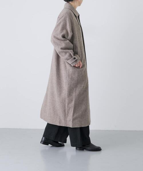かぐれ(カグレ)の「『ユニセックス』Wool bal coat(その他アウター・レディース・ブラウン/ベージュ・2/1)」の11枚目の写真