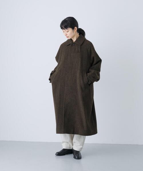 かぐれ(カグレ)の「『ユニセックス』Wool bal coat(その他アウター・レディース・ブラウン/ベージュ・2/1)」の18枚目の写真