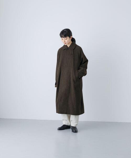 かぐれ(カグレ)の「『ユニセックス』Wool bal coat(その他アウター・レディース・ブラウン/ベージュ・2/1)」の19枚目の写真