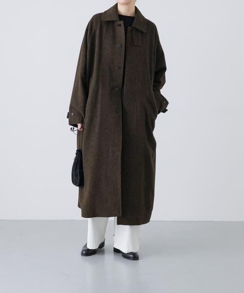 かぐれ(カグレ)の「『ユニセックス』Wool bal coat(その他アウター・レディース・ブラウン/ベージュ・2/1)」の22枚目の写真