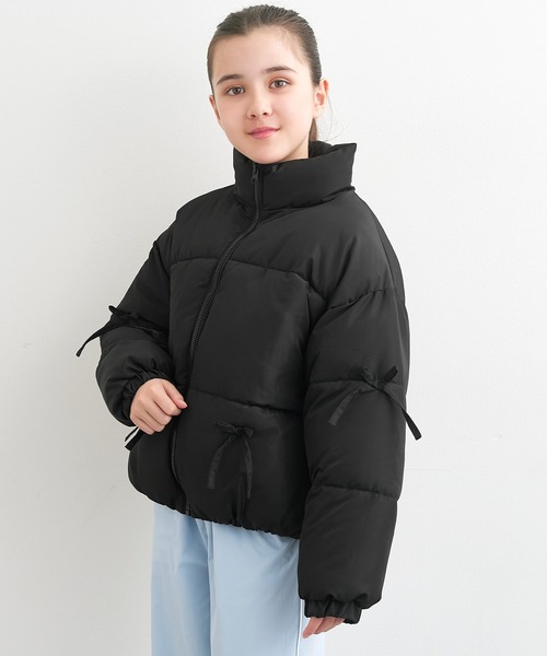 キッズ 中綿リボンブルゾン（ブルゾン）｜coca（coca）（コカ）の