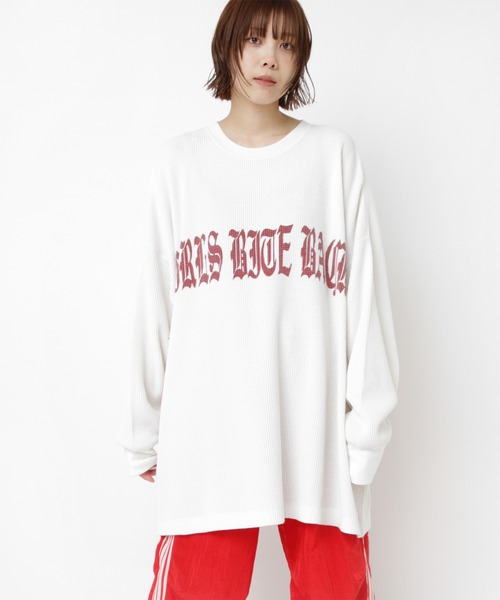 セール】M2573 オープンエンドワッフルスクエアプルオーバー（Tシャツ