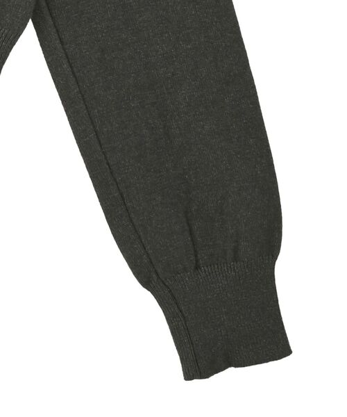 GARAGE OF GOOD CLOTHING（ガレージオブグッドクロージング）の「ポロ襟ニットプルオーバー（ニット/セーター・レディース・モカ/ブラック/チャコールグレー・FREE）」の18枚目の写真