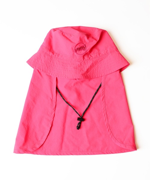 HOLIDAY（ホリデイ）の「SUPPLEX NYLON ATTACHMENT HAT サプレックスナイロンアタッチメントハット（ハット・レディース・ブラック/ピンク・ONE SIZE）」の3枚目の写真