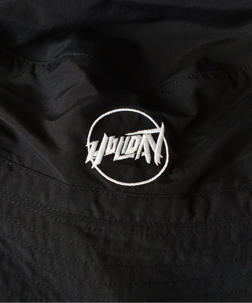 HOLIDAY（ホリデイ）の「SUPPLEX NYLON ATTACHMENT HAT サプレックスナイロンアタッチメントハット（ハット・レディース・ブラック/ピンク・ONE SIZE）」の5枚目の写真