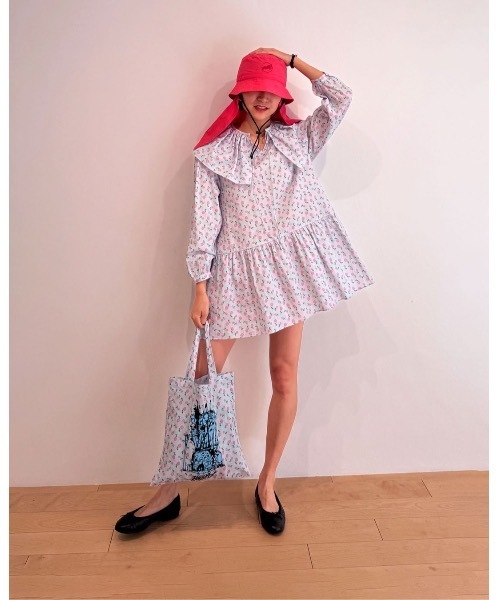 HOLIDAY（ホリデイ）の「SUPPLEX NYLON ATTACHMENT HAT サプレックスナイロンアタッチメントハット（ハット・レディース・ブラック/ピンク・ONE SIZE）」の11枚目の写真