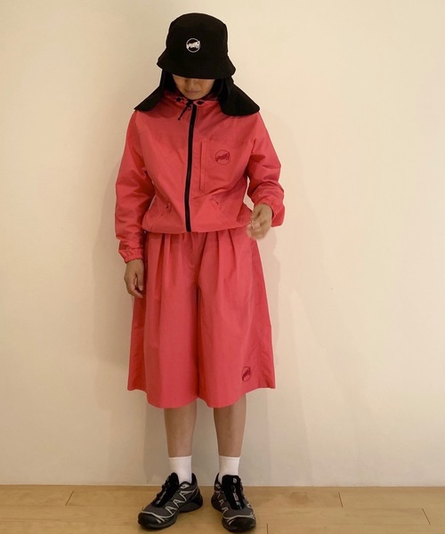 HOLIDAY（ホリデイ）の「SUPPLEX NYLON ATTACHMENT HAT サプレックスナイロンアタッチメントハット（ハット・レディース・ブラック/ピンク・ONE SIZE）」の15枚目の写真