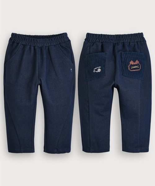 moimoln(モイモルン)の「キャットツイルデニムパンツ(その他パンツ・キッズ・ネイビー・90cm/100cm/110cm/120cm)」の8枚目の写真