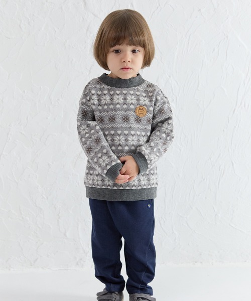 moimoln(モイモルン)の「キャットツイルデニムパンツ(その他パンツ・キッズ・ネイビー・90cm/100cm/110cm/120cm)」の7枚目の写真