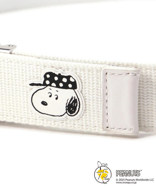 PEARLY GATES（パーリーゲイツ）の「【PEARLY GATES】【SNOOPY】アクリルテープベルト (UNISEX)（ベルト・レディース・ホワイト/ネイビー・FREE）」の5枚目の写真