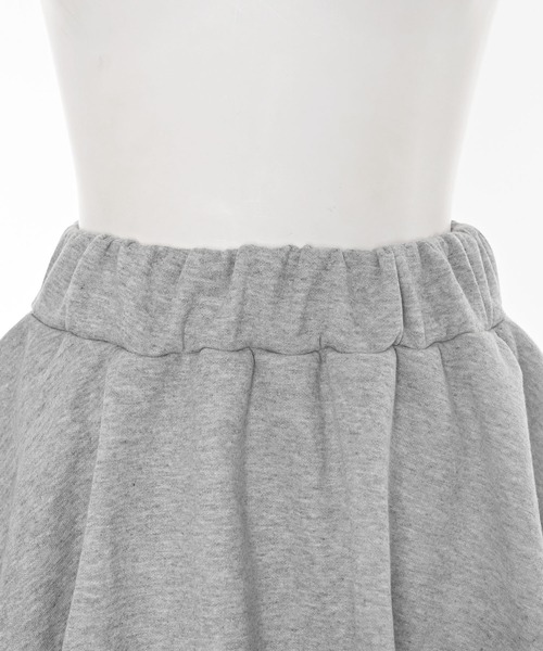 Narcissus（ナルシス）の「フリルスウェットスカート/ティアードスウェット/リラックス《動画あり》（スカート・レディース・ブラック/グレー・FREE）」の14枚目の写真