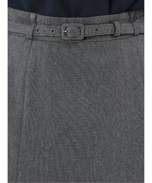 m.f.editorial（エムエフエディトリアル）の「【ストレッチ ウォッシャブル】m.f.エディトリアルレディース ウール調フレアースカート(セットアップ可能)（スーツスカート・レディース・グレー系その他2・S/MEDIUM/LARGE）」の8枚目の写真