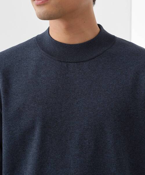 THE SHOP TK （ザ ショップ ティーケー ）の「【冬のビジネスシーンに最適】モックネックニット（ニット/セーター・メンズ・ボルドー/ブラウン系その他/ネイビー・02/03/04）」の19枚目の写真