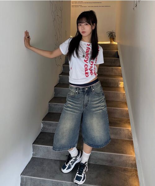 DNSR(ディーエヌエスアール)の「シグニチャーバミューダデニムパンツマッド(その他パンツ・メンズ・その他・LARGE/MEDIUM/SMALL/X-LARGE)」の6枚目の写真