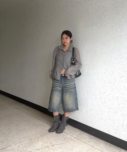 DNSR(ディーエヌエスアール)の「シグニチャーバミューダデニムパンツマッド(その他パンツ・メンズ・その他・LARGE/MEDIUM/SMALL/X-LARGE)」の16枚目の写真