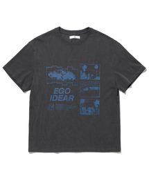 エゴアイディアルTシャツ [シメントグレー]