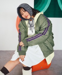 PUNYUS（プニュズ）の「【予約】2WAYフーデッドラインBIGブルゾン（ブルゾン）」