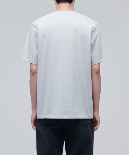MUSINSA STANDARD（ムシンサスタンダード）の「[クールタンダード] ベーシッククルーネックTシャツ [アッシュグレー]（Tシャツ/カットソー・メンズ・その他・X-LARGE/XX-LARGE/XXX-LARGE/SMALL/MEDIUM/LARGE）」の3枚目の写真