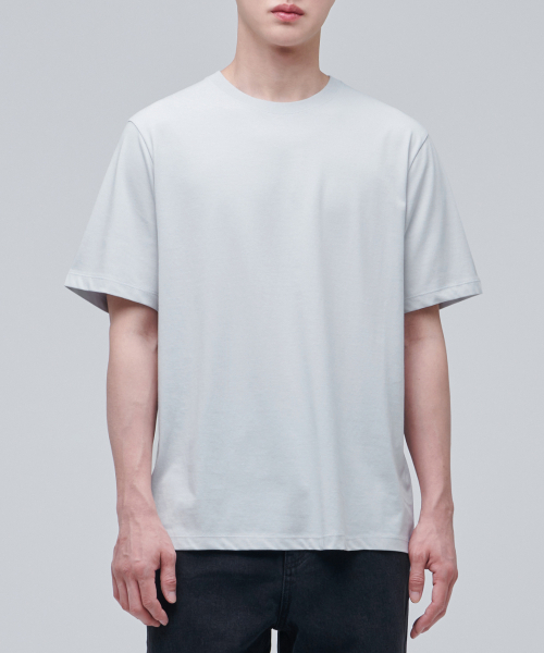 MUSINSA STANDARD（ムシンサスタンダード）の「[クールタンダード] ベーシッククルーネックTシャツ [アッシュグレー]（Tシャツ/カットソー・メンズ・その他・X-LARGE/XX-LARGE/XXX-LARGE/SMALL/MEDIUM/LARGE）」の7枚目の写真