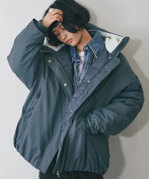 セール】2WAYフード付きボアジャケット（ブルゾン）｜ANOTHER S