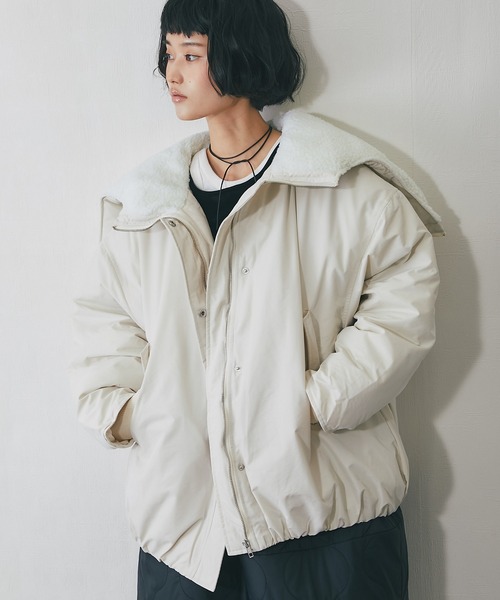 セール】2WAYフード付きボアジャケット（ブルゾン）｜ANOTHER S