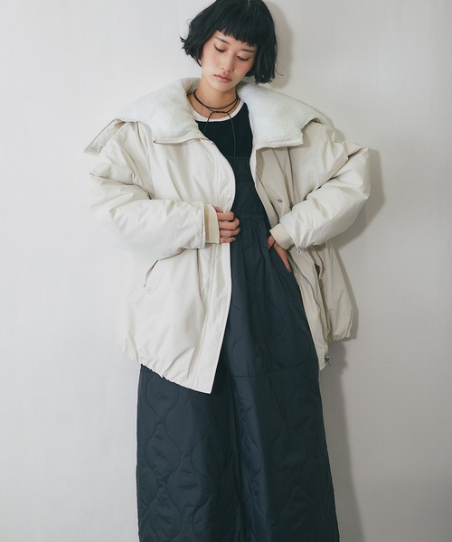 セール】2WAYフード付きボアジャケット（ブルゾン）｜ANOTHER S