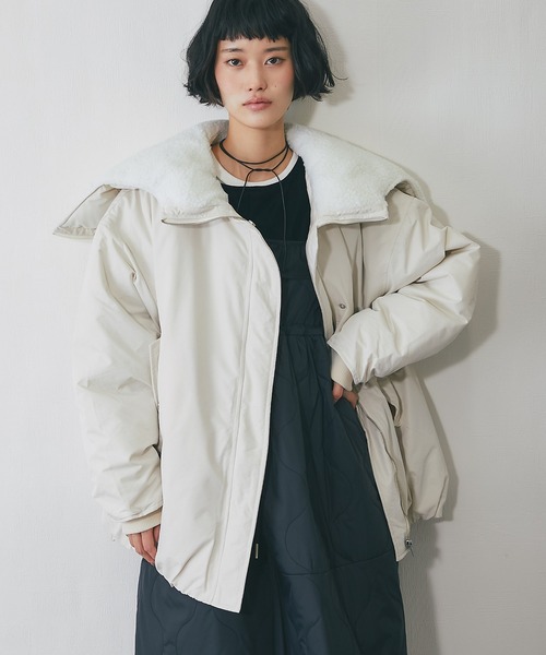セール】2WAYフード付きボアジャケット（ブルゾン）｜ANOTHER S