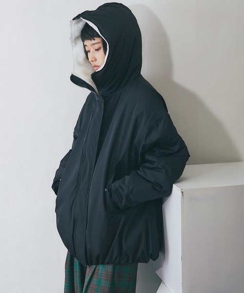 まぽりん　SY32 フード付きジャケット 黒 まぽりん SY32 フード付きジャケット 黒 まぽりん SY32 フード付き