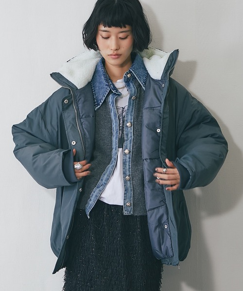 セール】2WAYフード付きボアジャケット（ブルゾン）｜ANOTHER S