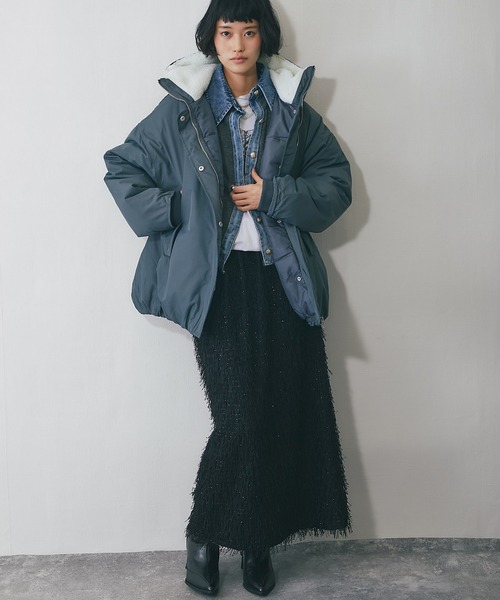 セール】2WAYフード付きボアジャケット（ブルゾン）｜ANOTHER S