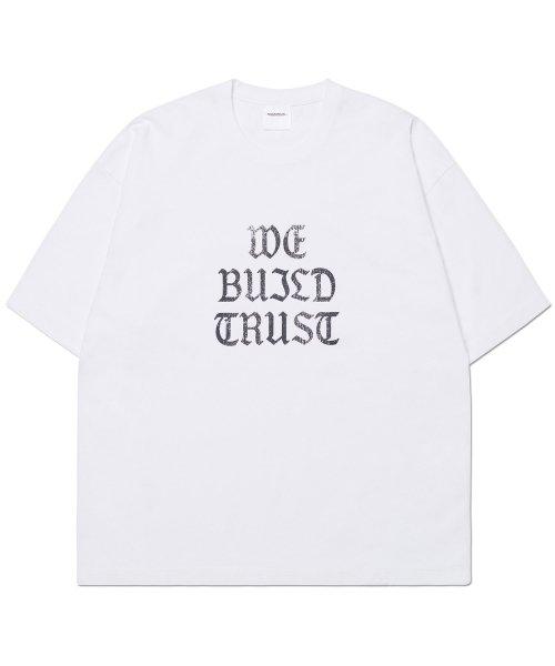 NOMANUAL(NOMANUAL)の「TRUST T-SHIRT - WHITE(Tシャツ/カットソー・レディース・その他・X-LARGE/SMALL/MEDIUM/LARGE)」の1枚目の写真