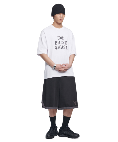 NOMANUAL(NOMANUAL)の「TRUST T-SHIRT - WHITE(Tシャツ/カットソー・レディース・その他・X-LARGE/SMALL/MEDIUM/LARGE)」の3枚目の写真