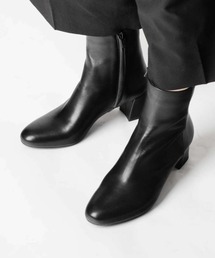 FABIO RUSCONI LENA NAPPA SIDE ZIO BOOTS ファビオルスコーニ レザー サイドジップ ブーツ