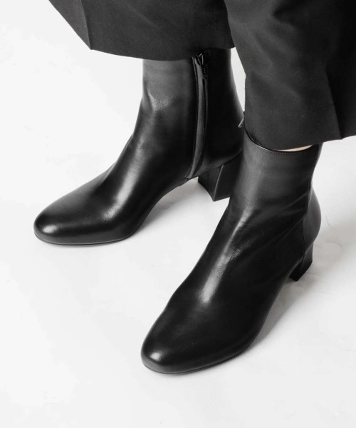 FABIO RUSCONI LENA NAPPA SIDE ZIO BOOTS ファビオルスコーニ レザー