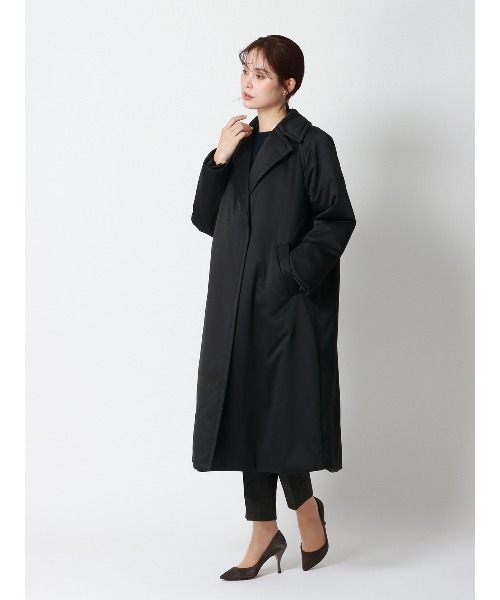 セール】中綿ロングコート ポリエステル 無地（その他アウター）｜SUIT