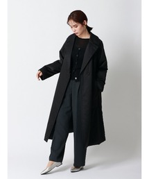 SUIT SQUAREシングルブレスト ロングコート38 SUIT SQUARE｜スーツスクエアのその他アウター（ブラック/黒色系