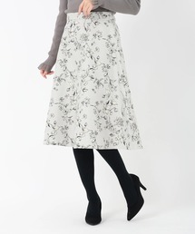 UNIVERVAL MUSE（ユニバーバル ミューズ）の「クシャナ_ジャガードフレアースカート（スカート）」