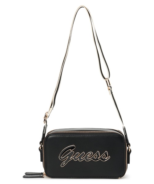 Guess(ゲス)の「CARRARA Mini Crossbody Top Zip ショルダーバッグ (ショルダーバッグ・レディース・ネイビー/キナリ/ピンク/ブラック・ONE SIZE)」の3枚目の写真