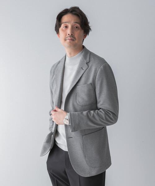 セール】LIFE STYLE TAILOR ニットジャージジャケット（その他アウター